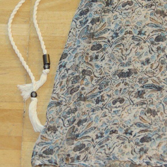 ELLA MOSS silk top tunic dress floral S 4/6 - Picture 3 of 5